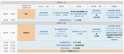 http://zh.wikipedia.org/wiki/User:Shangkuanlc/Wikimania2013%E6%88%91%E6%83%B3%E5%8E%BB%E7%9A%84%E8%AD%B0%E7%A8%8B#.E6.9C.83.E5.89.8D.E6.9C.83.E8.AD.B0.E7.A8.8B.EF.BC.888.E6.9C.887.E8.99.9F.EF.BC.8B8.E6.9C.888.E8.99.9F.EF.BC.89 截圖