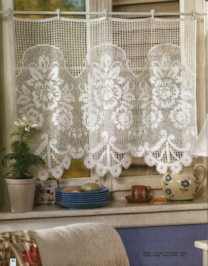 Diseño crochet, cortinas...