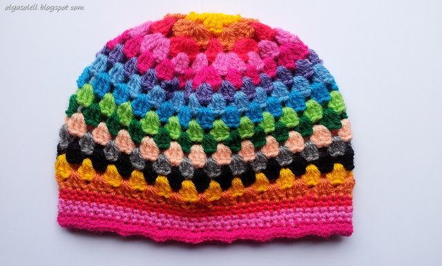 Granny Rainbow Beanie Alisha 2