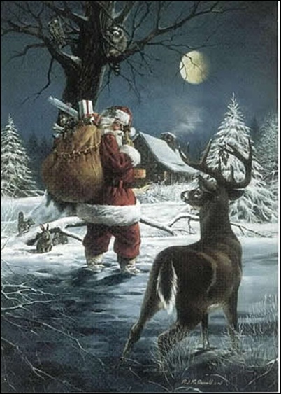 santa-deer