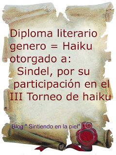 DIPLOMA III TORNEO DE HAIKU