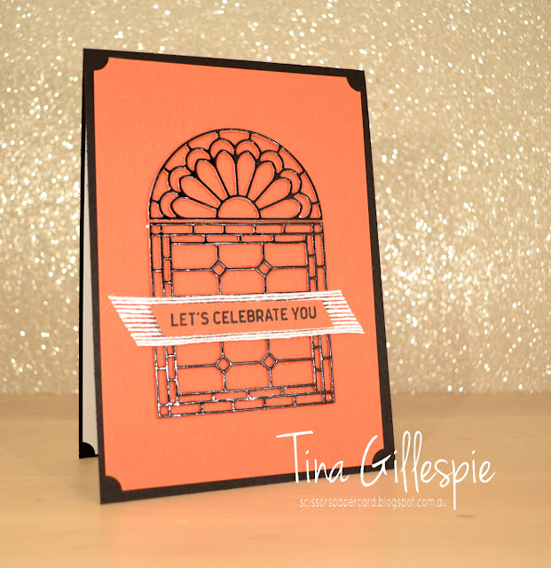 scissorspapercard, Stampin' Up!, Art With Heart, Colour Creations, Itty Bitty Birthdays, Stained Glass Thinlits, Subtle TIEF