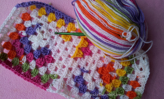 Granny Squares Cowl_wip