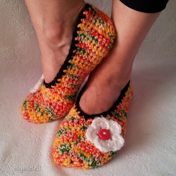 Crochet Slippers 1