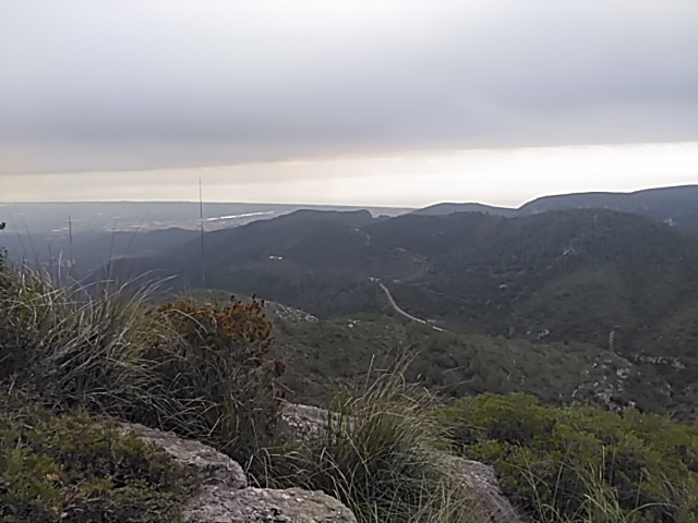 Niebla por el macizo de Garraf