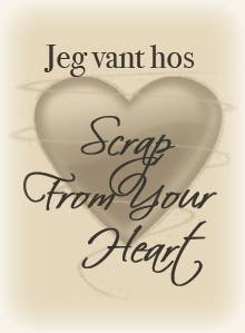 Jeg vant hos Scrap From Your Heart!