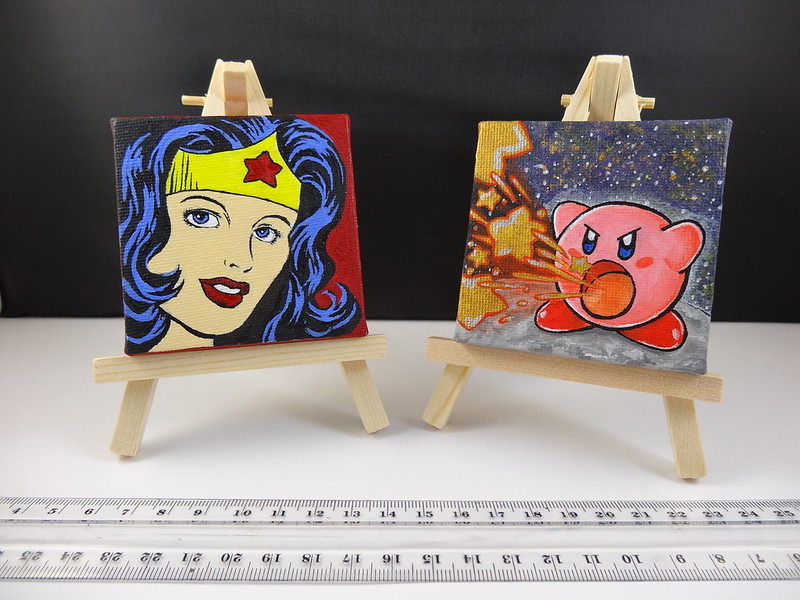 7x7cm mini canvases