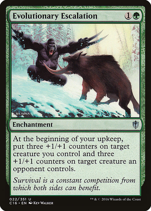 Evolutionary Escalation (Commander 2016 #22)