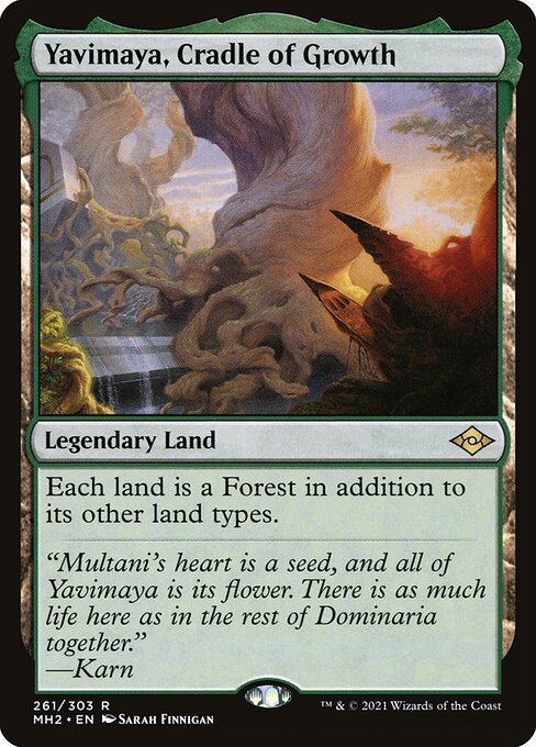 Yavimaya, Cradle of Growth (Modern Horizons 2 #261)