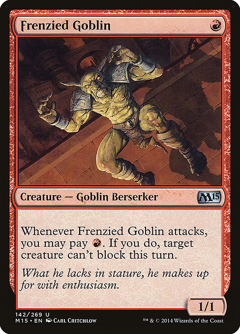 Frenzied Goblin (Magic 2015 #142)