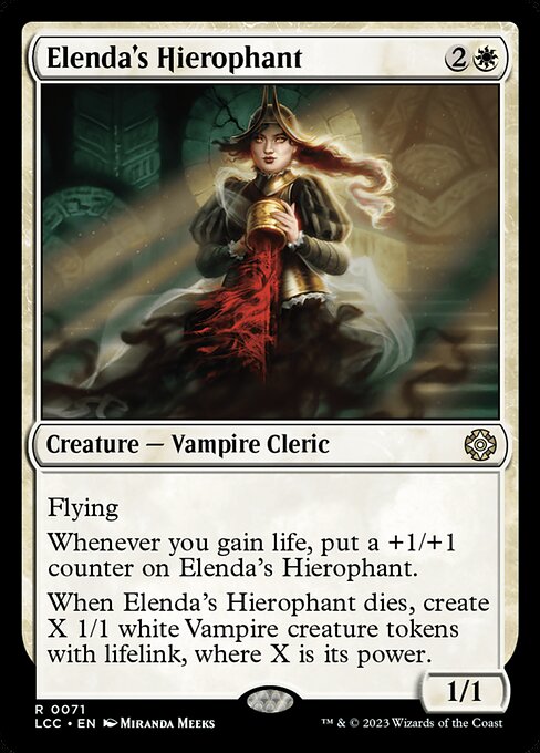 Elenda's Hierophant (The Lost Caverns of Ixalan Commander #71)