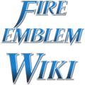 Square version of Fire Emblem Wiki's logo with drop shadow.