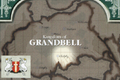 Map of Grannvale with Chalphy's location marked from the Fire Emblem Trading Card Game.