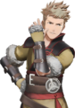 Portrait of Owain in Warriors.