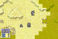 A sandstorm in Fire Emblem: The Binding Blade's chapter 14.