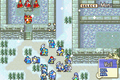 A snowstorm in Fire Emblem: The Blazing Blade's Chapter 25E/27H.