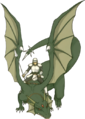 Artwork of a Dracoknight (Mystery of the Emblem) from the Trading Card Game.