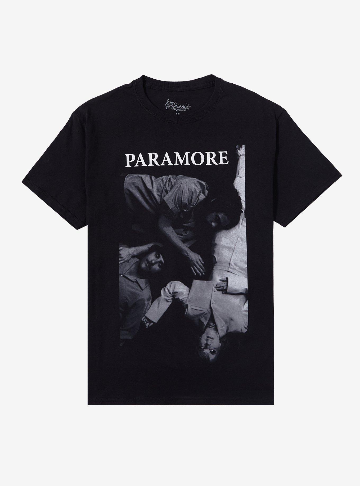 Paramore Black & White Band Photo T-Shirt, , hi-res