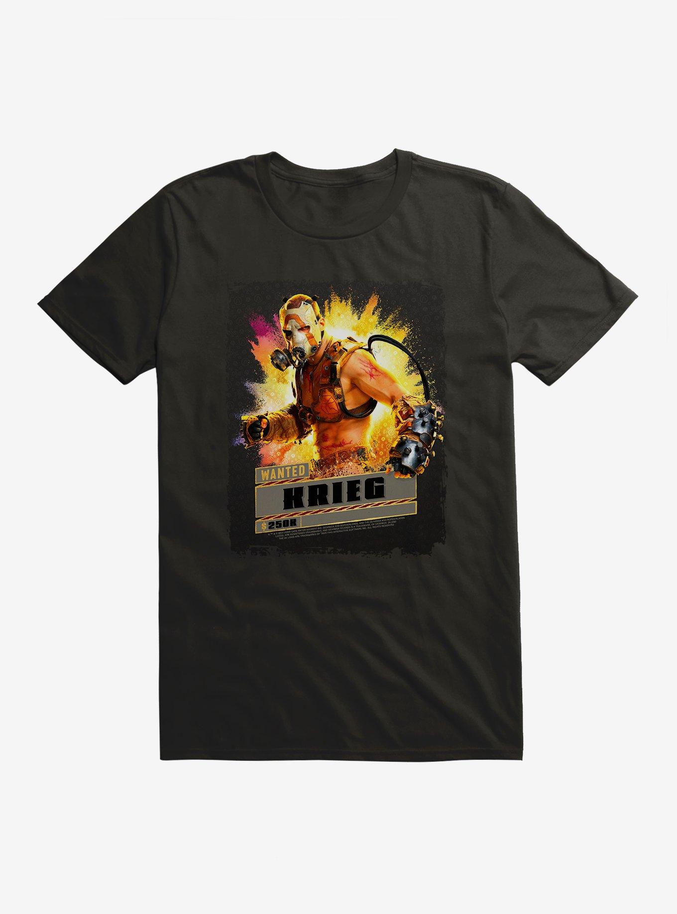 Borderlands Krieg Wanted T-Shirt, , hi-res