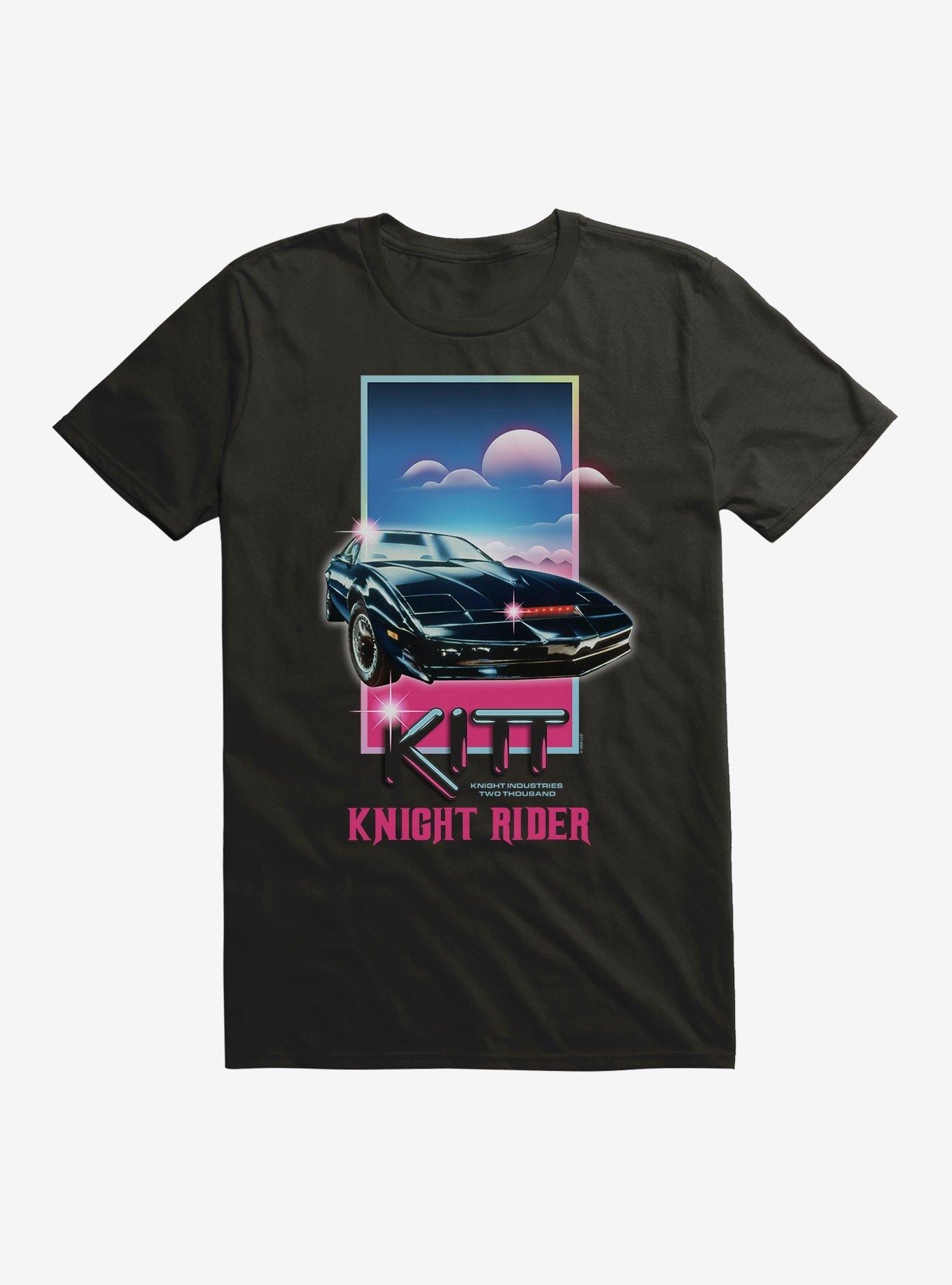 Knight Rider Sunset Poster T-Shirt, , hi-res