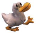 Clay model of a Mad Duck.