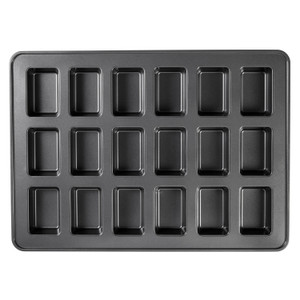 Perfect Results Premium Non-Stick Mini Loaf Pan, 18-Cavity