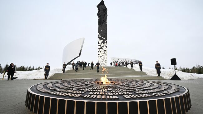 Мемориал в память о мирных жителях СССР – жертвах нацистского геноцида в годы Великой Отечественной войны в деревне Зайцево Ленинградской области