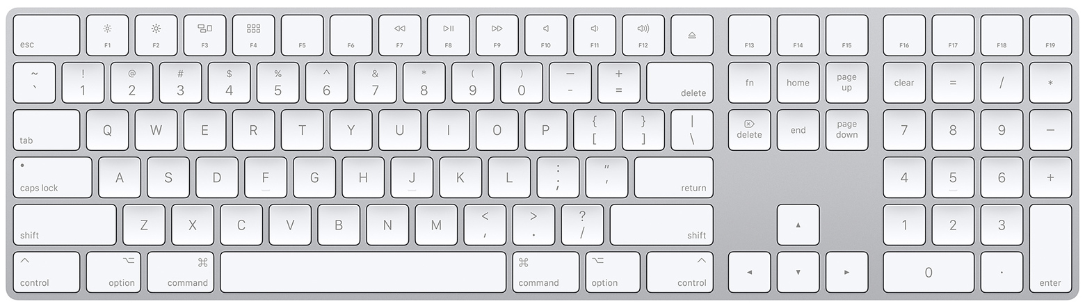 Клавиатура Apple Magic Keyboard с цифровой панелью