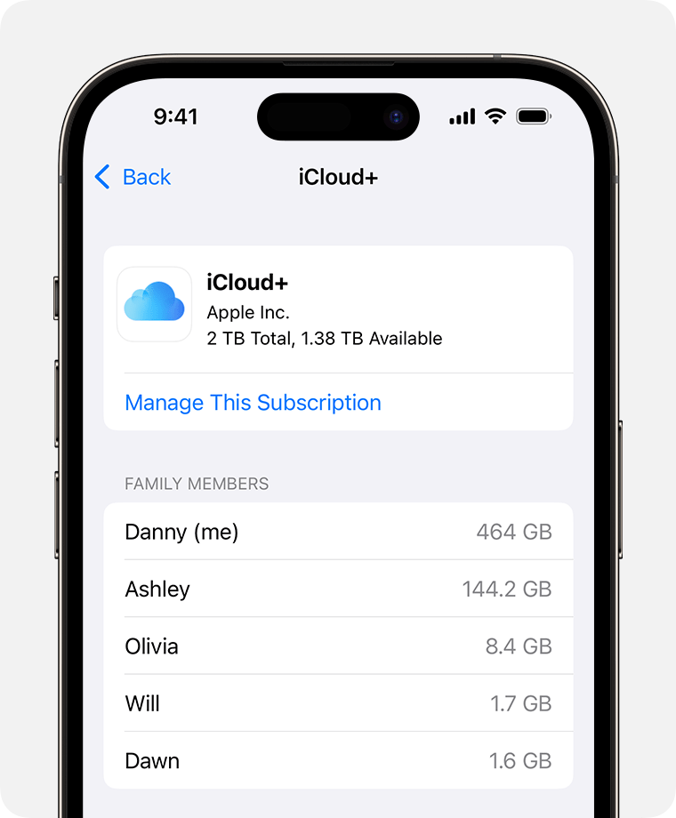 iPhone screen showing the Manage This Subscription step 