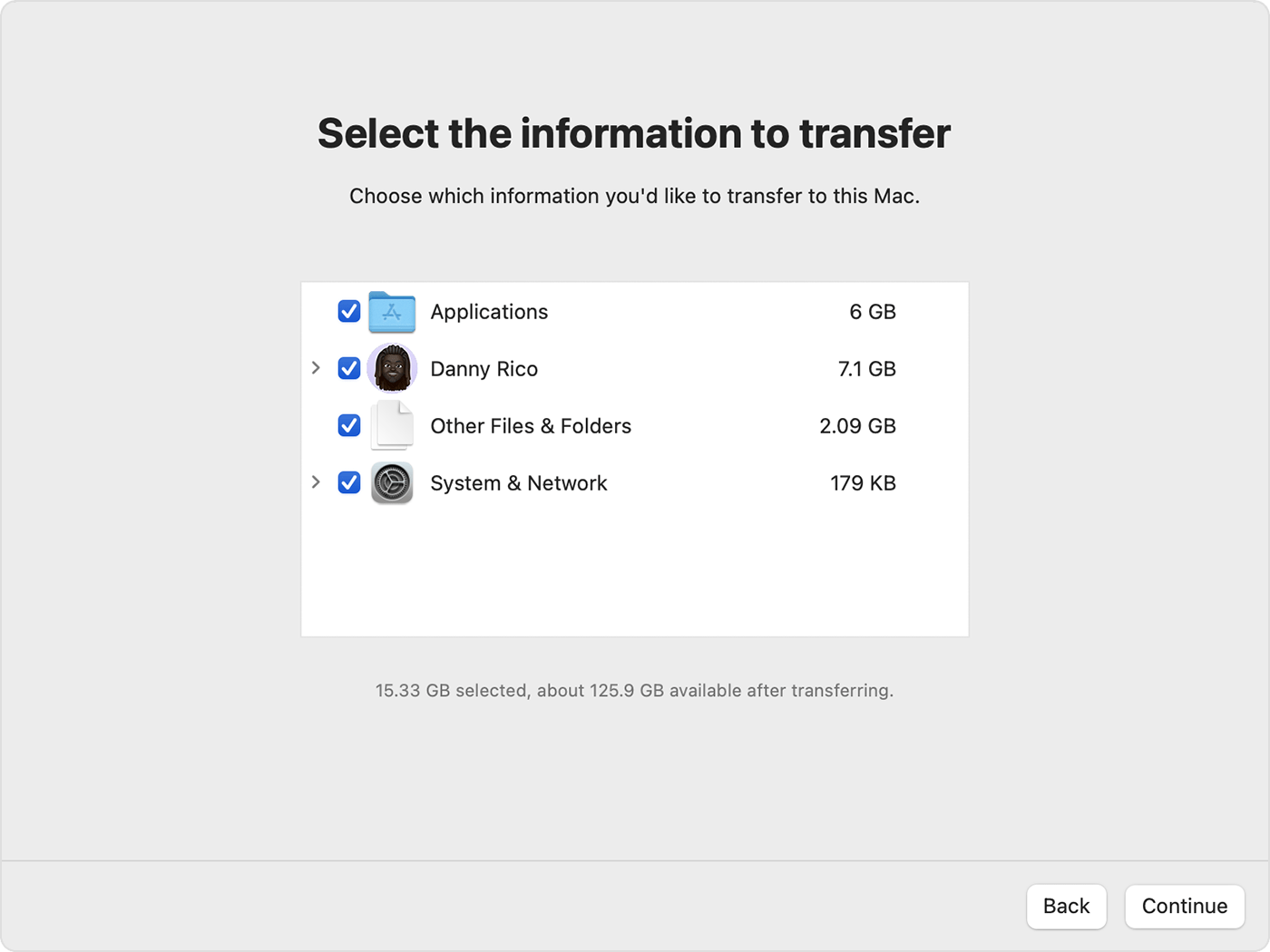 macos-ventura-migration-assistant-info-to-transfer