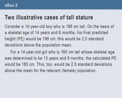 Two illustrative cases of tall stature