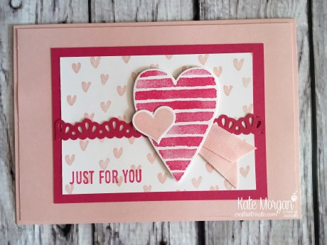 Heart Happiness & Sure Do Love You Bundle Stampin Up Occasions 2018 by Kate Morgan, Craft with Kate, Australia