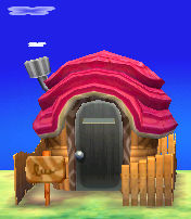 Exterior of Broffina's house in Animal Crossing: New Leaf