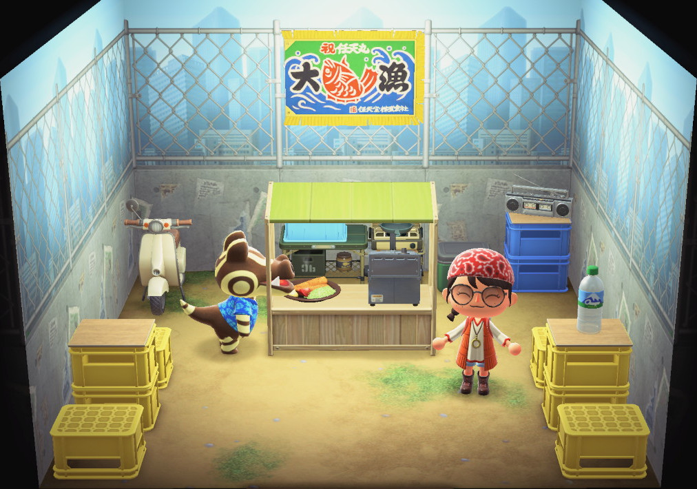 Interior of Roswell's house in Animal Crossing: New Horizons