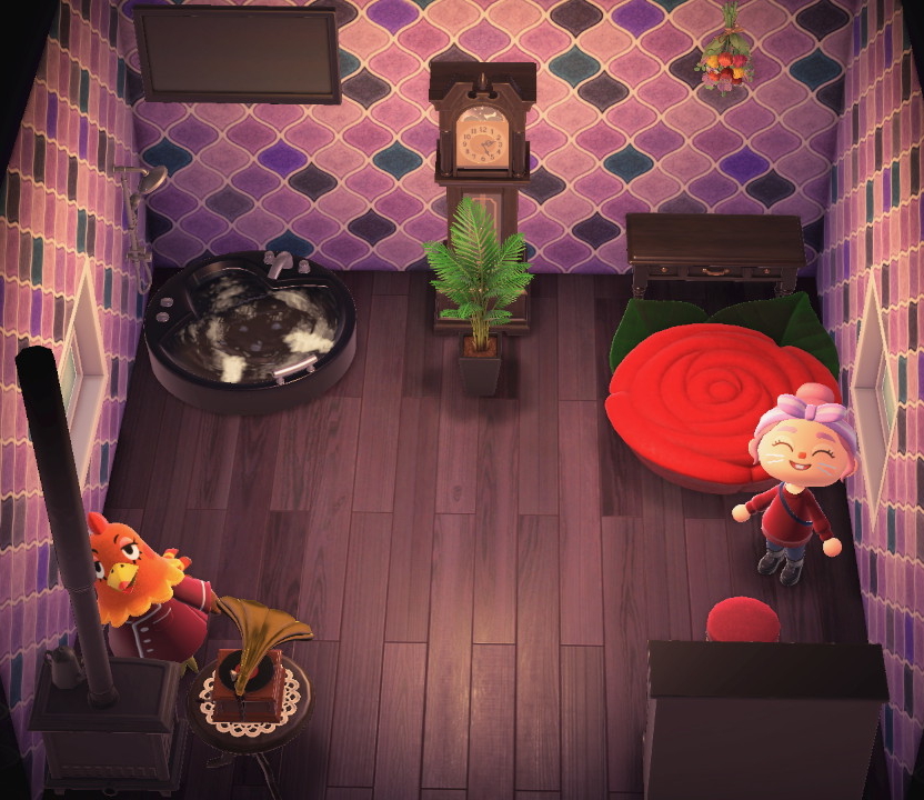 Interior of Broffina's house in Animal Crossing: New Horizons