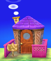 Exterior of Cece's house in Animal Crossing: New Leaf