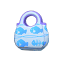 Fish-print eco bag