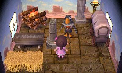 Interior of Avery's house in Animal Crossing: New Leaf