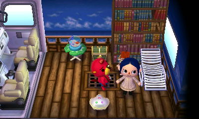 Interior of Pascal's RV in Animal Crossing: New Leaf