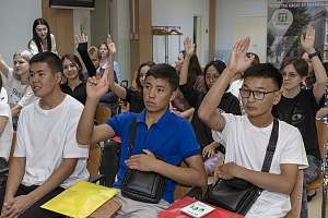 The first KRSU students came to Polytechnic University