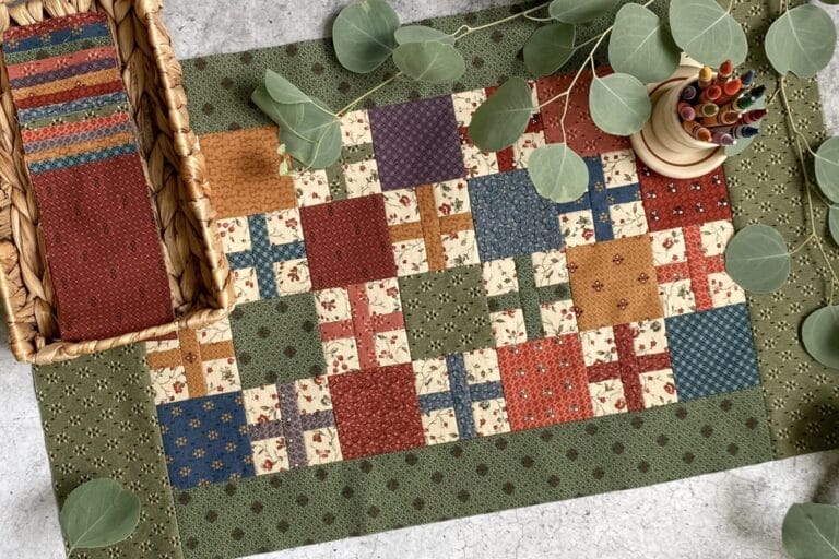 Make an Easy Table Runner – “Autumn Glow” quilt pattern