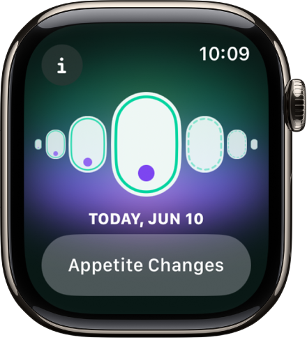 Ekrāns Cycle Tracking.