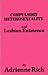 Compulsory Heterosexuality and Lesbian Existence by Adrienne Rich