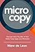 Microcopy: Discover How Tiny Bits of Text Make Tasty Apps and Websites