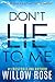 Don't Lie to Me (Eva Rae Th...