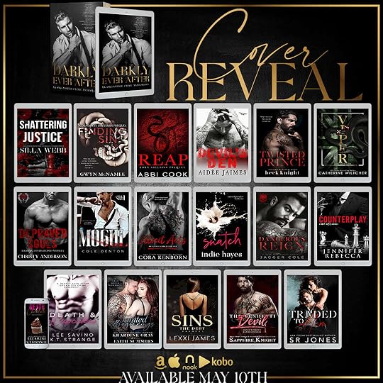 individual cover reveals for the Darkly Ever After anthology