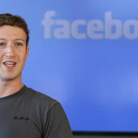 Mark Zuckerberg in a grey t-shirt