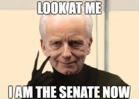 LOOKAT ME AM THE SENATE NOW