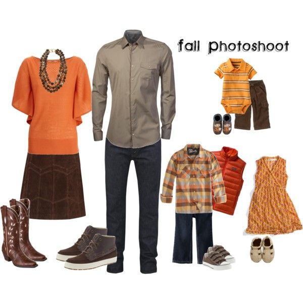 an assortment of clothing and shoes for fall