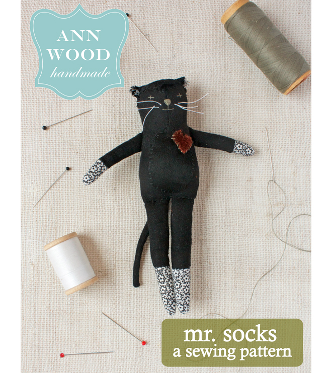 mr. socks : sewing pattern